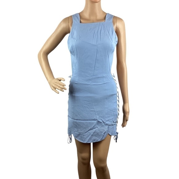 NBD Sunrise Reprise Mini Dress Size S Blue - Picture 1 of 7